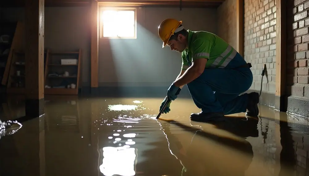 Professional water damage restoration services in Saint Nazianz, WI